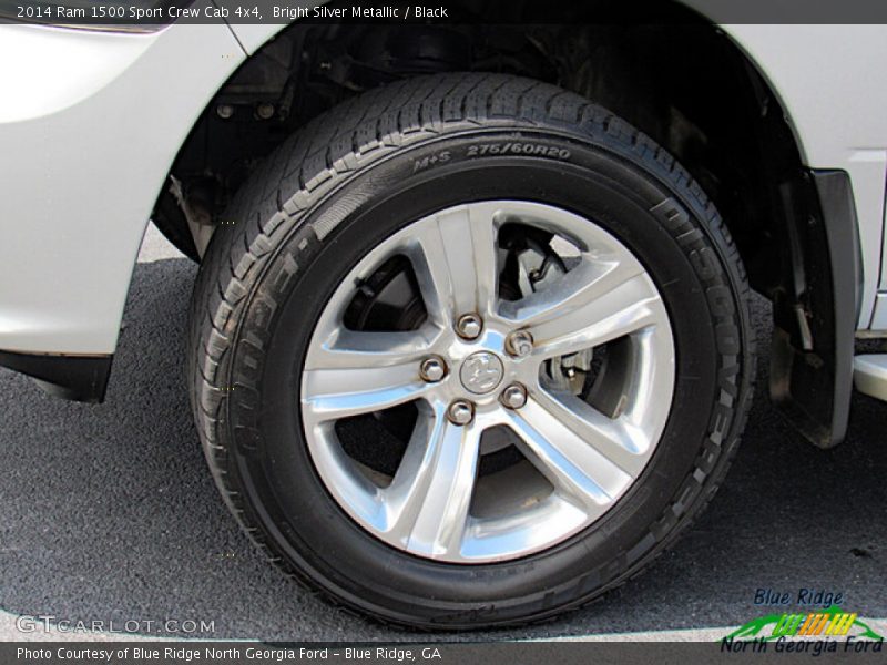 Bright Silver Metallic / Black 2014 Ram 1500 Sport Crew Cab 4x4