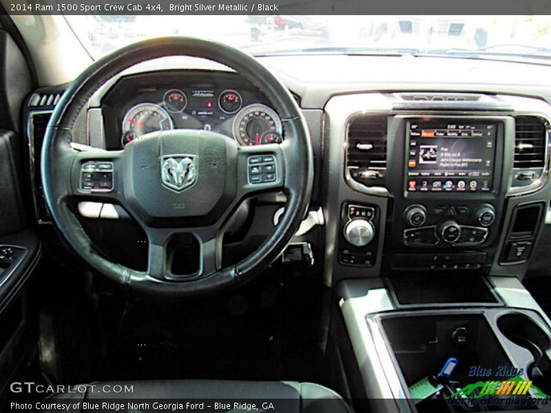 Bright Silver Metallic / Black 2014 Ram 1500 Sport Crew Cab 4x4