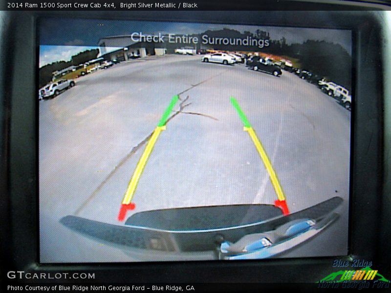 Bright Silver Metallic / Black 2014 Ram 1500 Sport Crew Cab 4x4