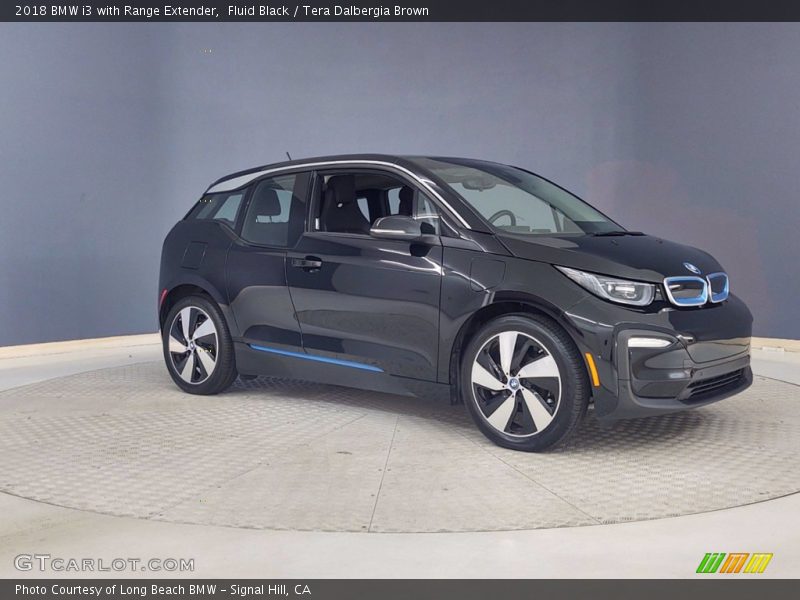 Fluid Black / Tera Dalbergia Brown 2018 BMW i3 with Range Extender