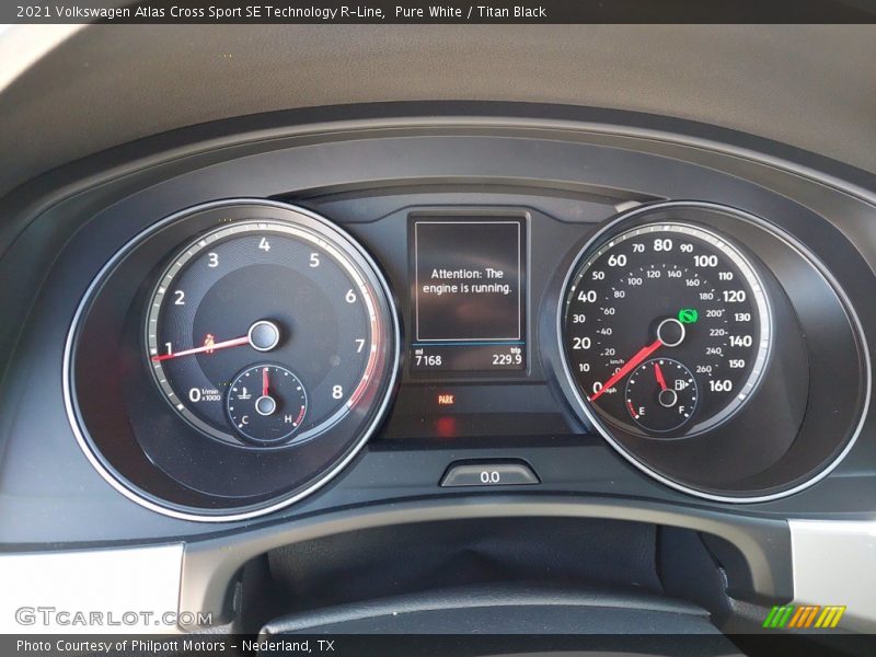 Pure White / Titan Black 2021 Volkswagen Atlas Cross Sport SE Technology R-Line