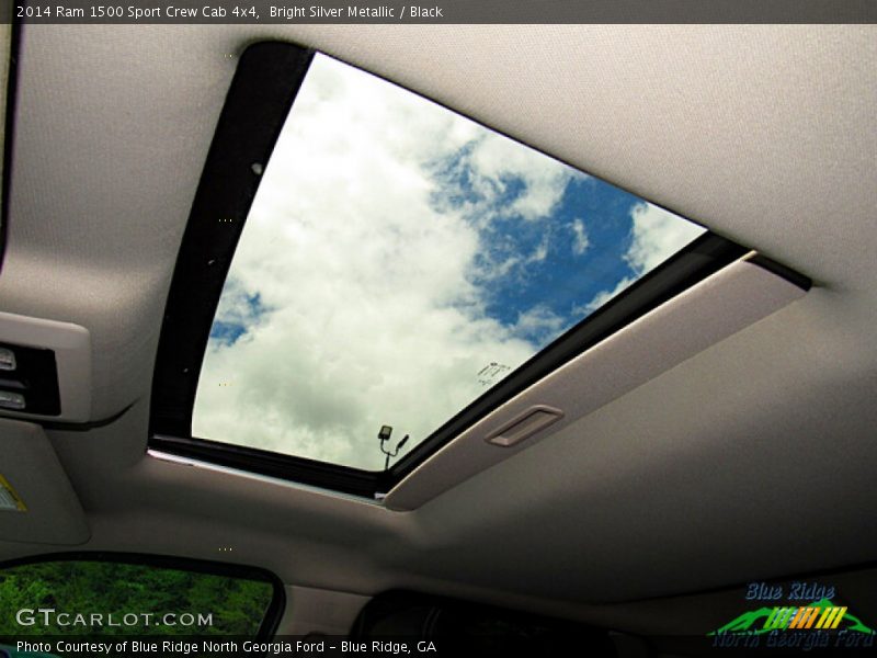 Bright Silver Metallic / Black 2014 Ram 1500 Sport Crew Cab 4x4
