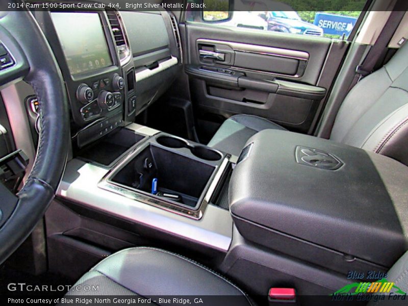 Bright Silver Metallic / Black 2014 Ram 1500 Sport Crew Cab 4x4