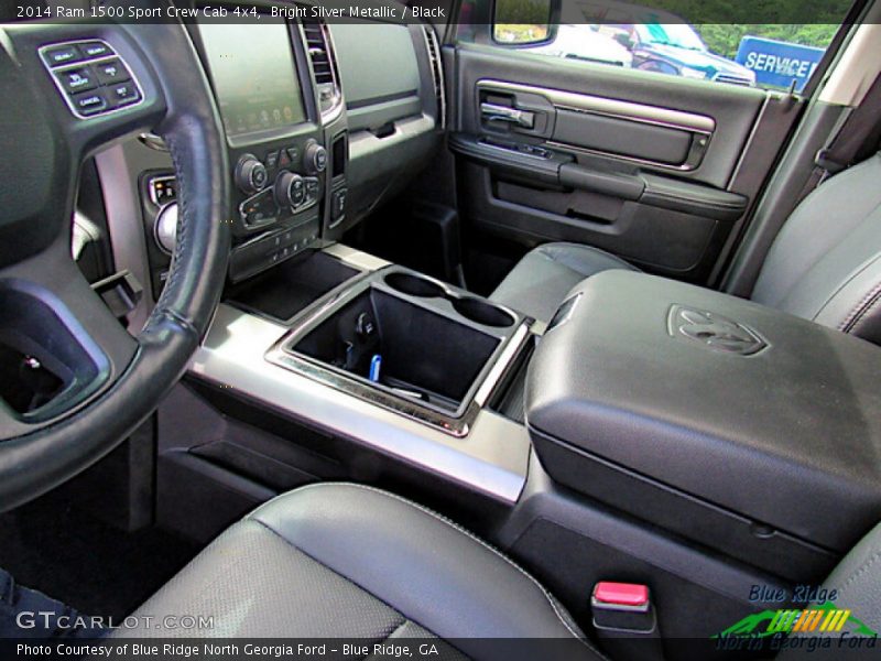 Bright Silver Metallic / Black 2014 Ram 1500 Sport Crew Cab 4x4