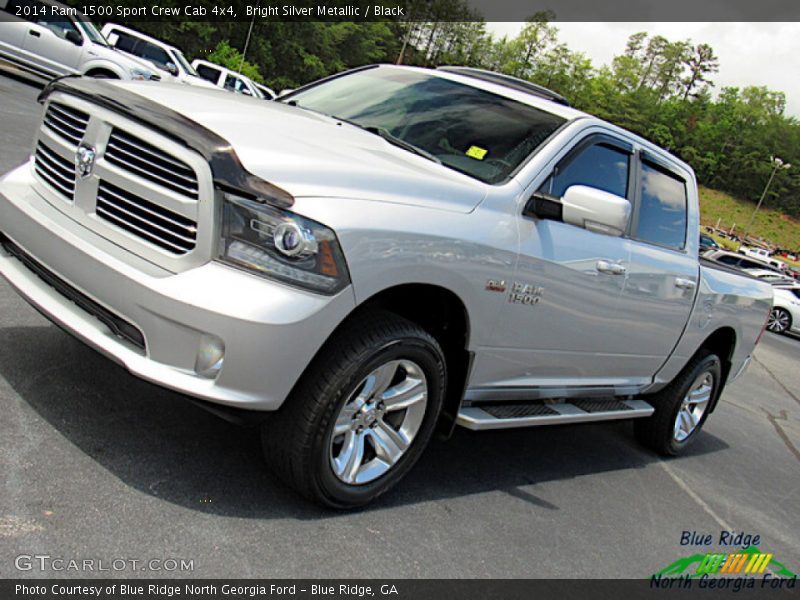 Bright Silver Metallic / Black 2014 Ram 1500 Sport Crew Cab 4x4