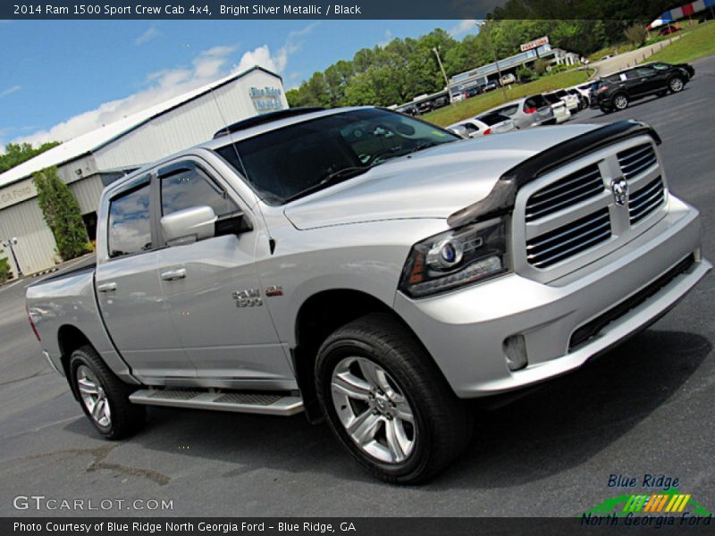 Bright Silver Metallic / Black 2014 Ram 1500 Sport Crew Cab 4x4