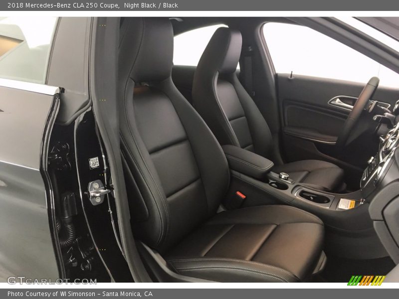 Night Black / Black 2018 Mercedes-Benz CLA 250 Coupe
