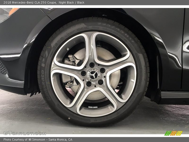 Night Black / Black 2018 Mercedes-Benz CLA 250 Coupe