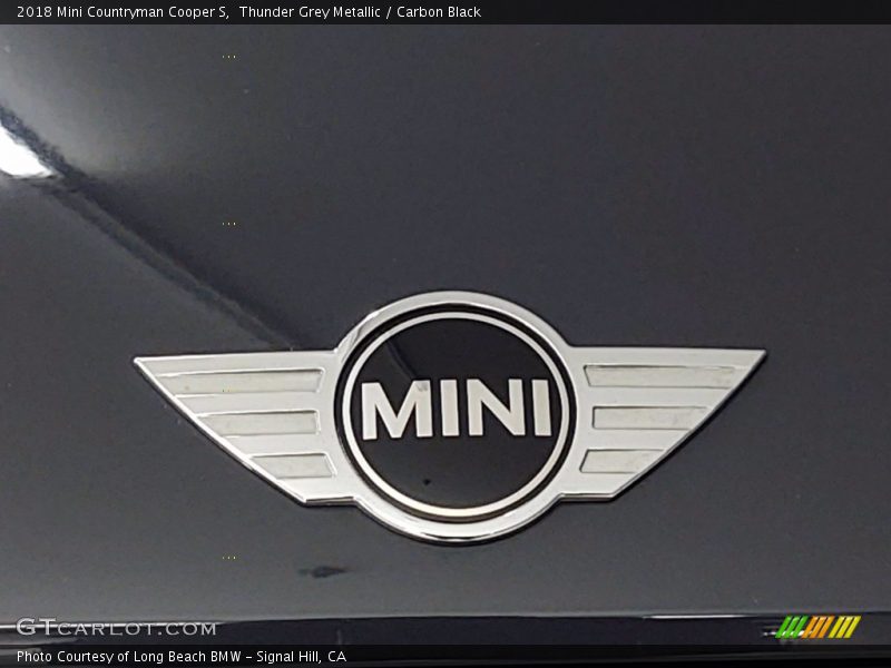 Thunder Grey Metallic / Carbon Black 2018 Mini Countryman Cooper S