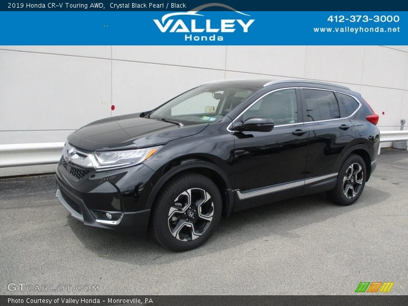 Crystal Black Pearl / Black 2019 Honda CR-V Touring AWD