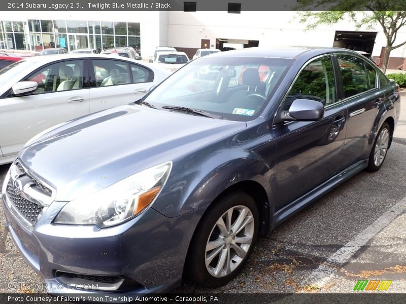 Twilight Blue Metallic / Black 2014 Subaru Legacy 2.5i