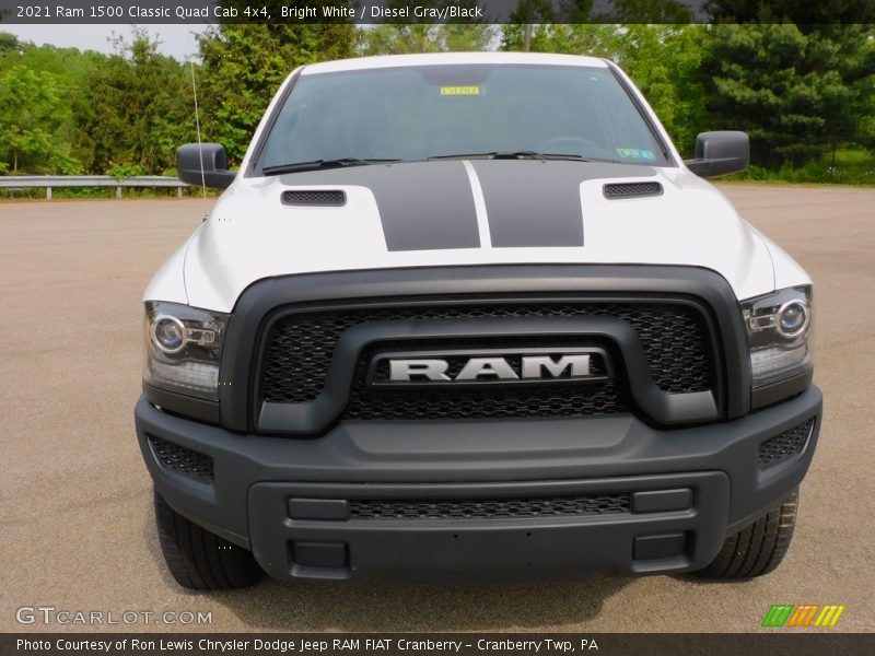 Bright White / Diesel Gray/Black 2021 Ram 1500 Classic Quad Cab 4x4