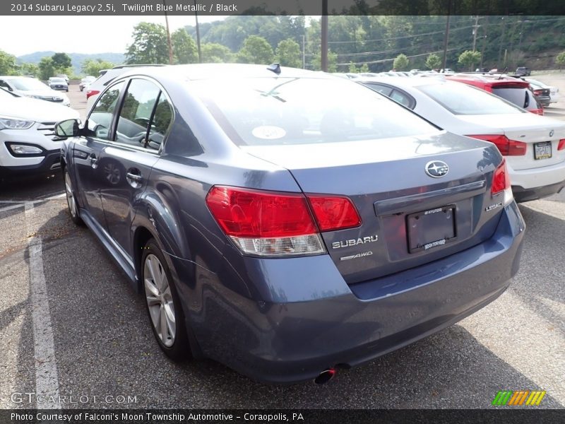 Twilight Blue Metallic / Black 2014 Subaru Legacy 2.5i