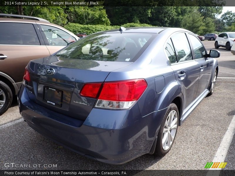 Twilight Blue Metallic / Black 2014 Subaru Legacy 2.5i