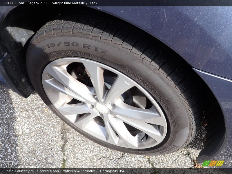 Twilight Blue Metallic / Black 2014 Subaru Legacy 2.5i