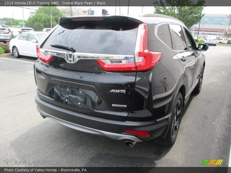 Crystal Black Pearl / Black 2019 Honda CR-V Touring AWD