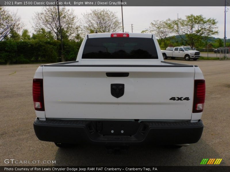 Bright White / Diesel Gray/Black 2021 Ram 1500 Classic Quad Cab 4x4