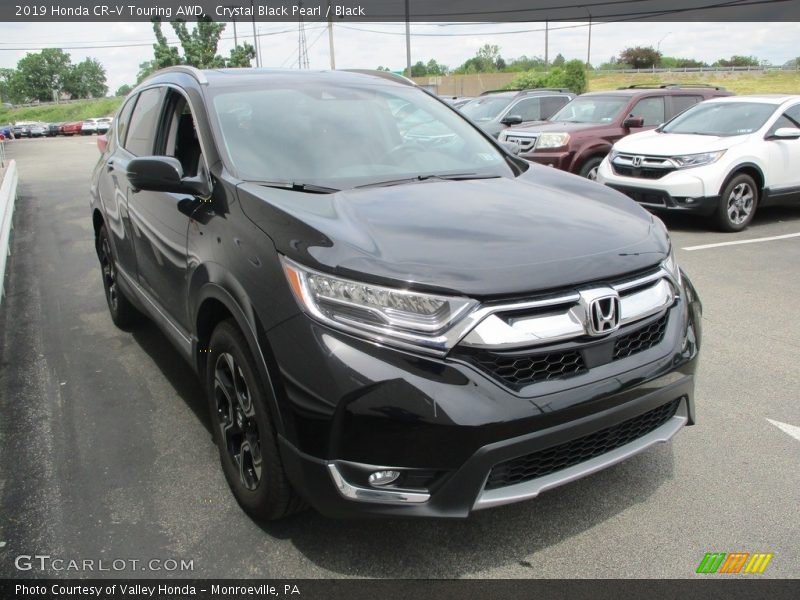 Crystal Black Pearl / Black 2019 Honda CR-V Touring AWD