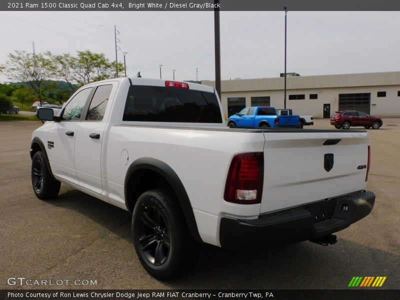 Bright White / Diesel Gray/Black 2021 Ram 1500 Classic Quad Cab 4x4