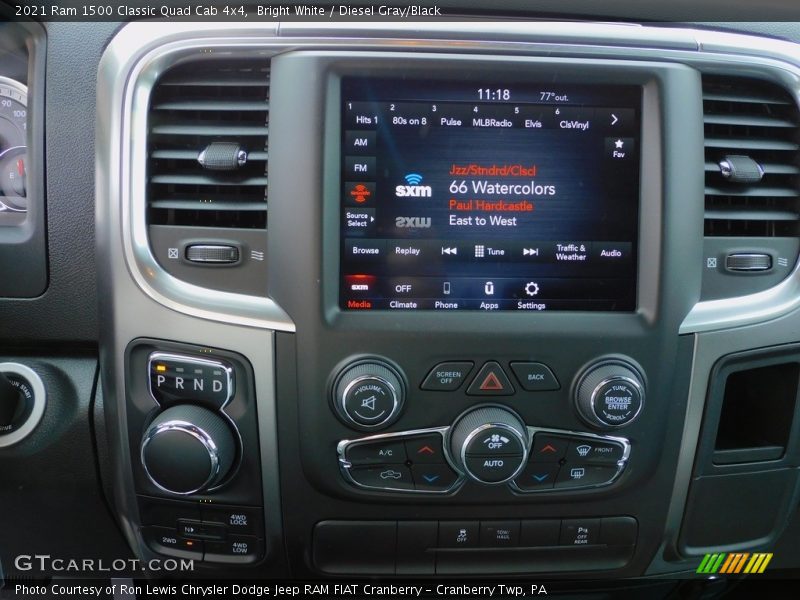 Bright White / Diesel Gray/Black 2021 Ram 1500 Classic Quad Cab 4x4