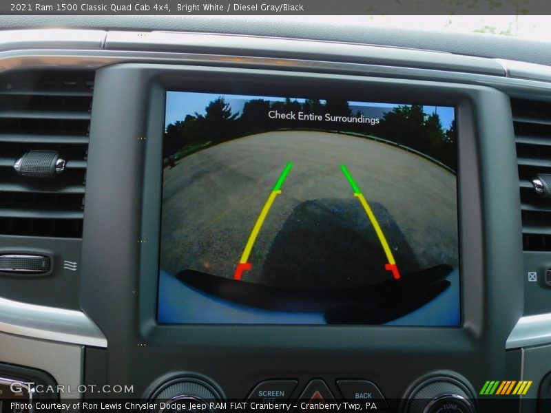 Bright White / Diesel Gray/Black 2021 Ram 1500 Classic Quad Cab 4x4