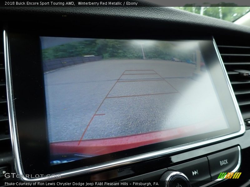 Winterberry Red Metallic / Ebony 2018 Buick Encore Sport Touring AWD
