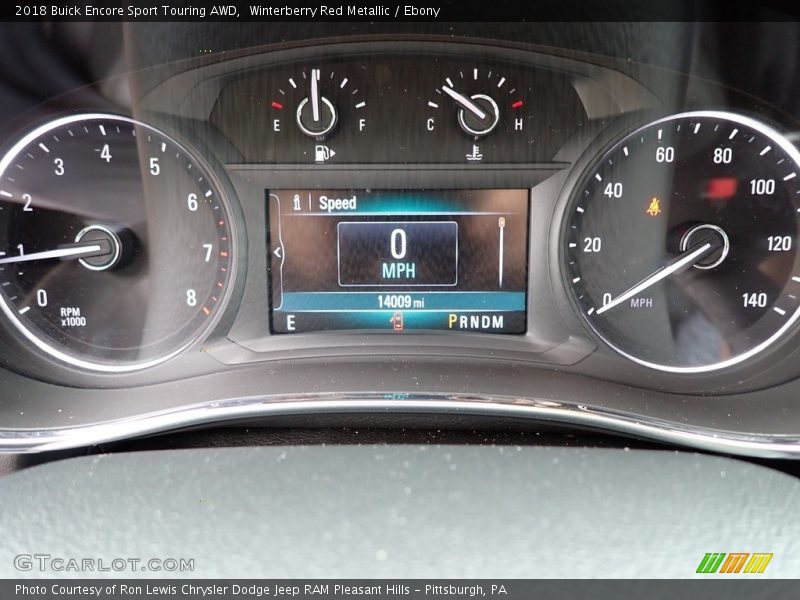 Winterberry Red Metallic / Ebony 2018 Buick Encore Sport Touring AWD