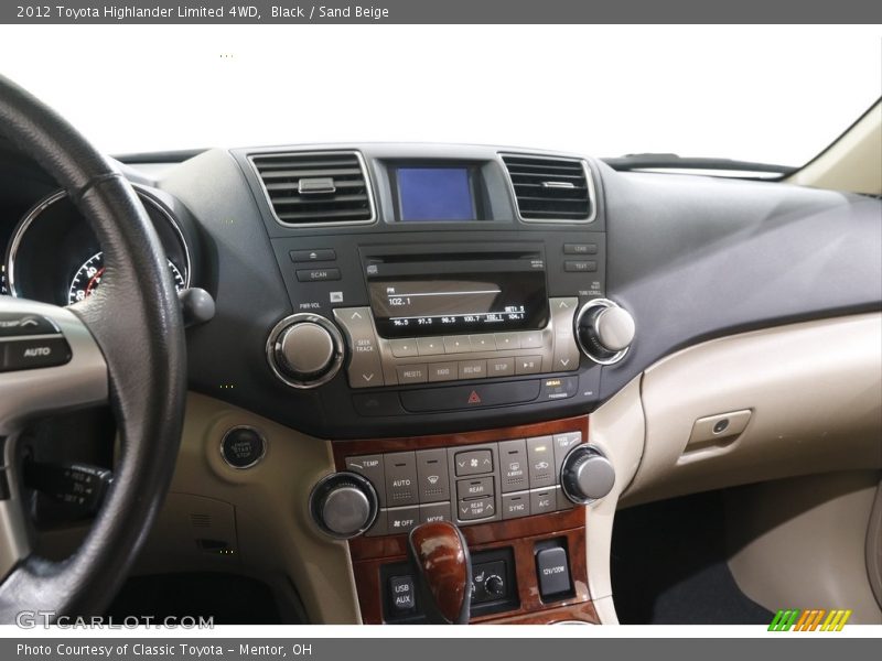 Black / Sand Beige 2012 Toyota Highlander Limited 4WD