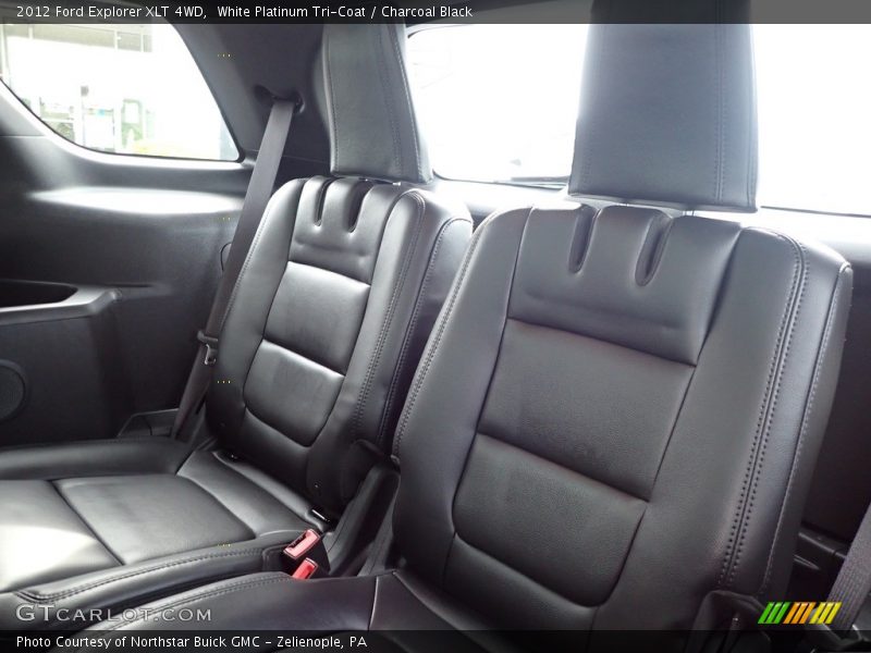 White Platinum Tri-Coat / Charcoal Black 2012 Ford Explorer XLT 4WD
