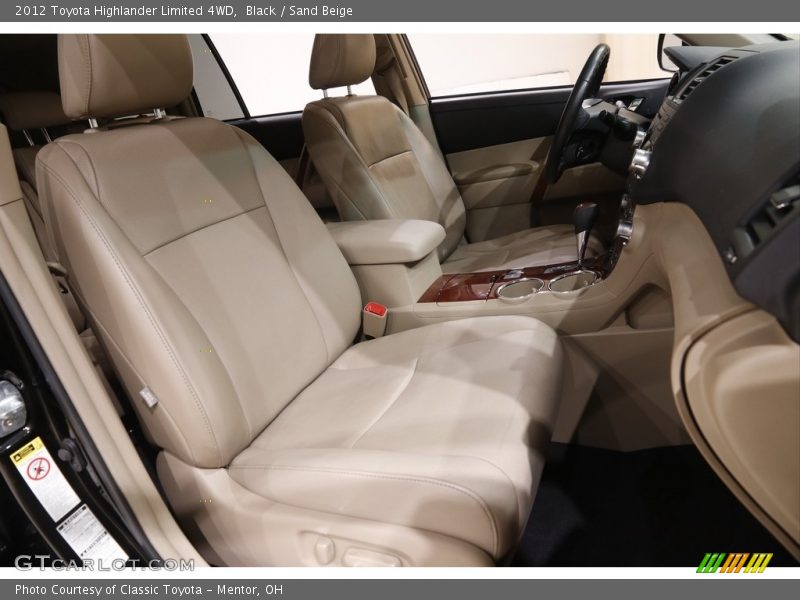 Black / Sand Beige 2012 Toyota Highlander Limited 4WD