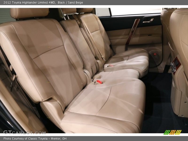 Black / Sand Beige 2012 Toyota Highlander Limited 4WD