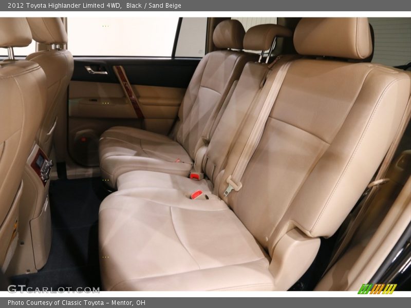 Black / Sand Beige 2012 Toyota Highlander Limited 4WD