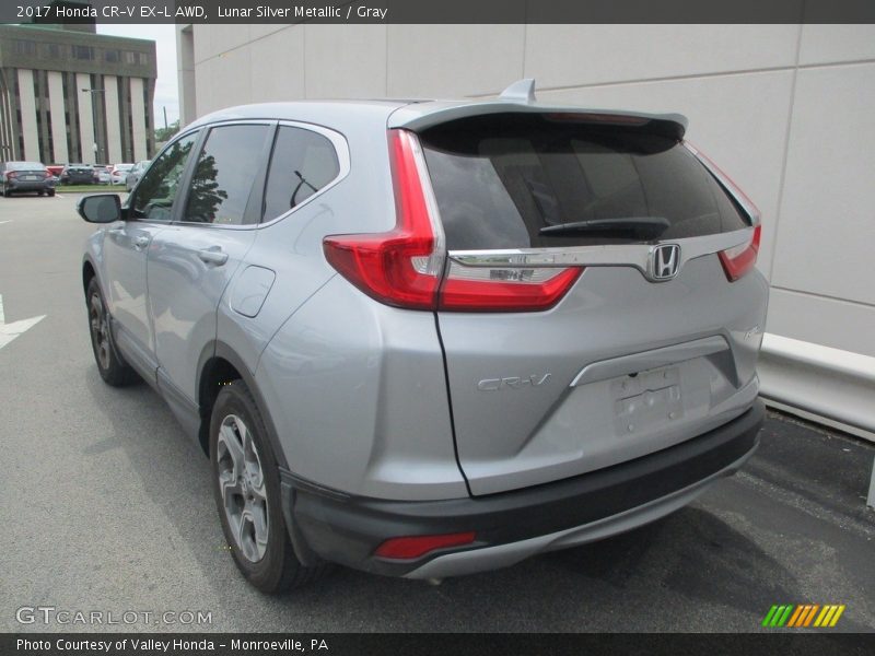 Lunar Silver Metallic / Gray 2017 Honda CR-V EX-L AWD
