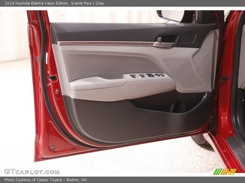 Scarlet Red / Gray 2019 Hyundai Elantra Value Edition