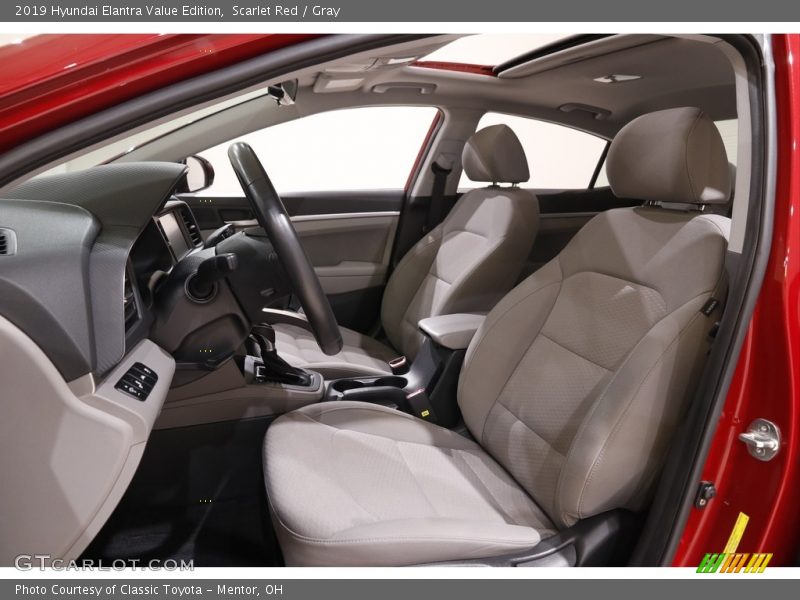 Scarlet Red / Gray 2019 Hyundai Elantra Value Edition