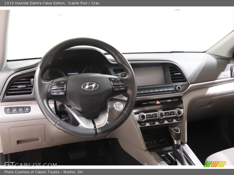 Scarlet Red / Gray 2019 Hyundai Elantra Value Edition