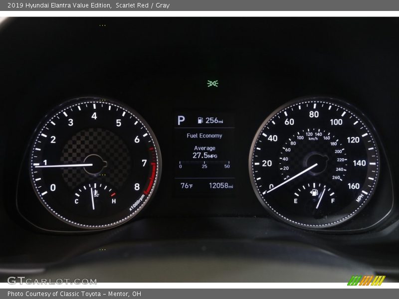 Scarlet Red / Gray 2019 Hyundai Elantra Value Edition