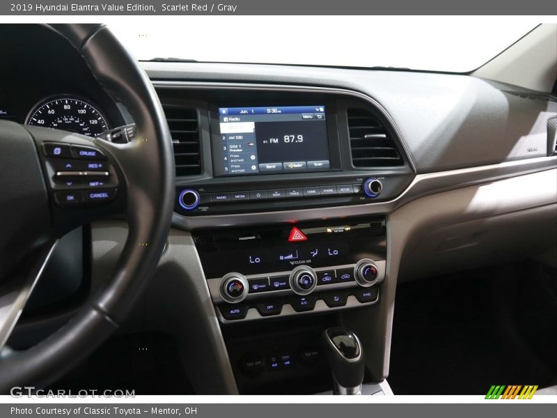 Scarlet Red / Gray 2019 Hyundai Elantra Value Edition