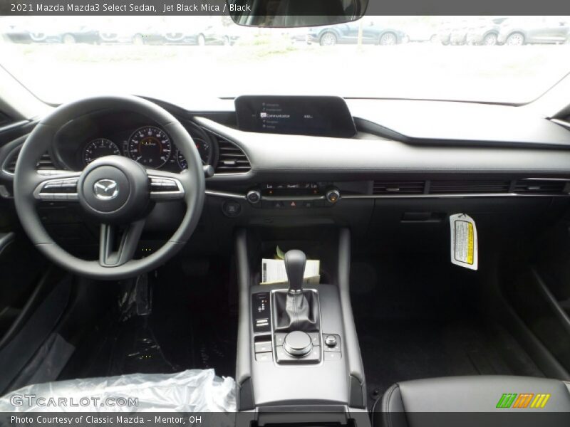 Jet Black Mica / Black 2021 Mazda Mazda3 Select Sedan