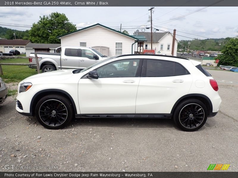 Cirrus White / Black 2018 Mercedes-Benz GLA 250 4Matic