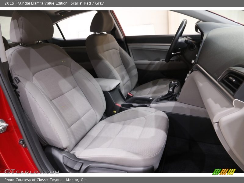 Scarlet Red / Gray 2019 Hyundai Elantra Value Edition