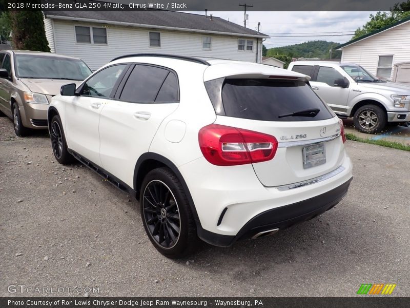 Cirrus White / Black 2018 Mercedes-Benz GLA 250 4Matic