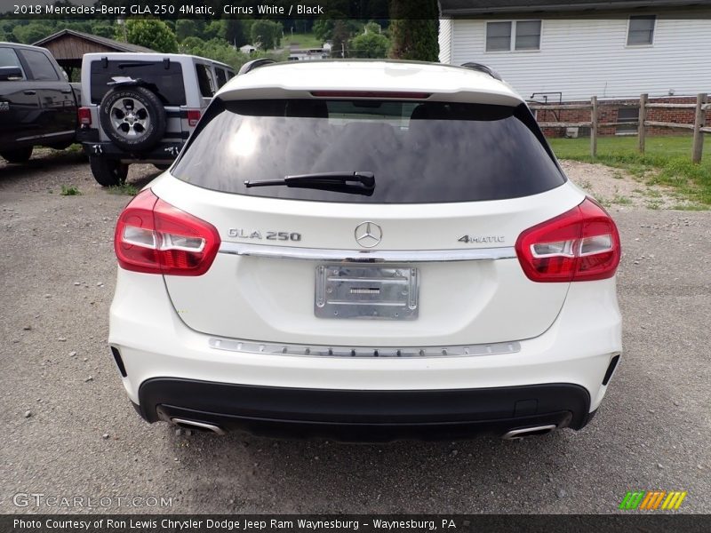 Cirrus White / Black 2018 Mercedes-Benz GLA 250 4Matic