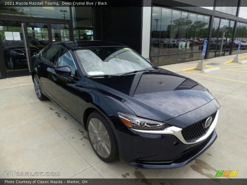 Deep Crystal Blue / Black 2021 Mazda Mazda6 Touring