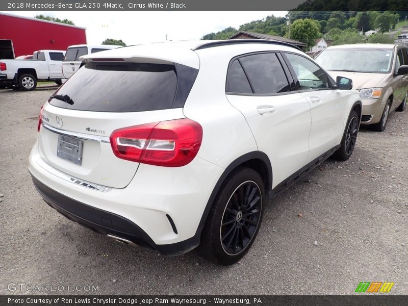 Cirrus White / Black 2018 Mercedes-Benz GLA 250 4Matic