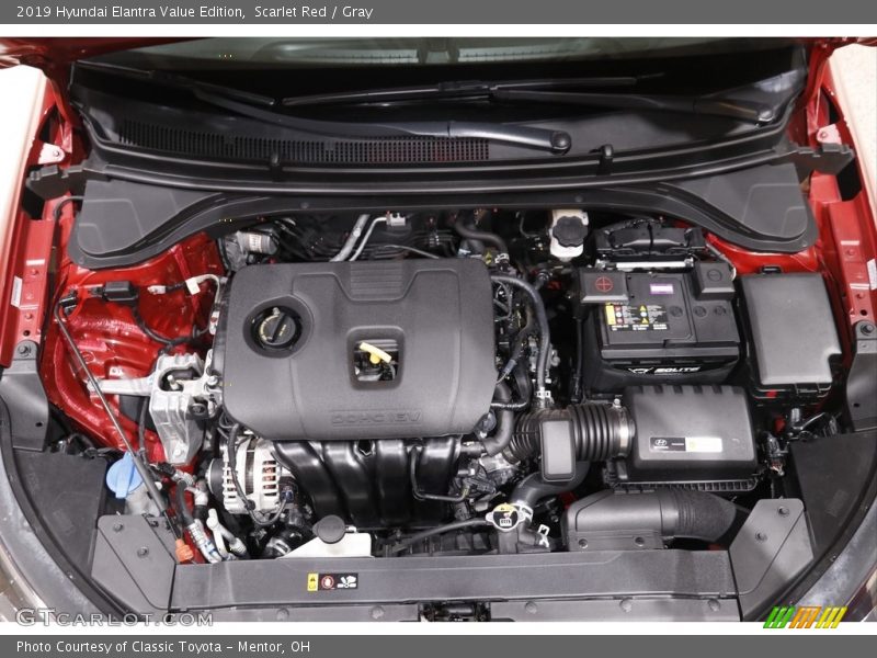 Scarlet Red / Gray 2019 Hyundai Elantra Value Edition