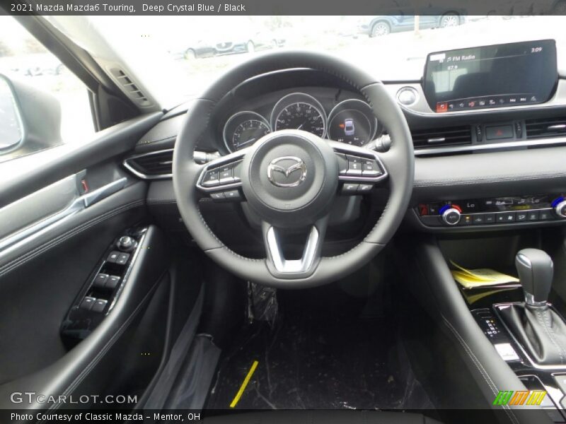 Deep Crystal Blue / Black 2021 Mazda Mazda6 Touring