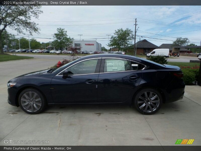 Deep Crystal Blue / Black 2021 Mazda Mazda6 Touring