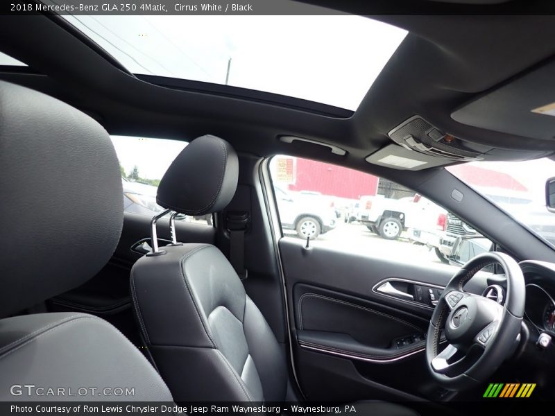 Cirrus White / Black 2018 Mercedes-Benz GLA 250 4Matic