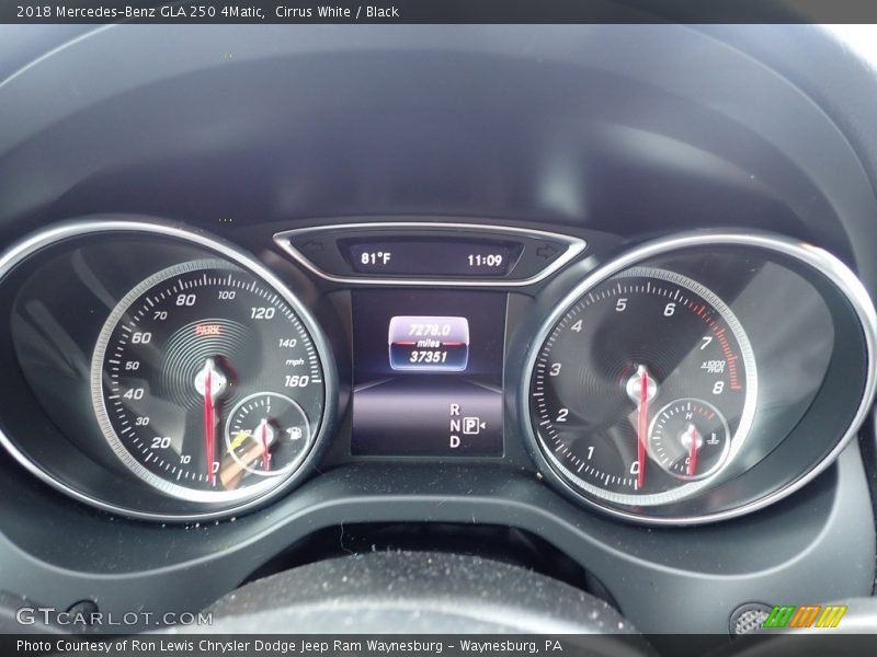Cirrus White / Black 2018 Mercedes-Benz GLA 250 4Matic